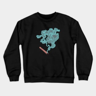 Smoke (Blue & Red) Crewneck Sweatshirt